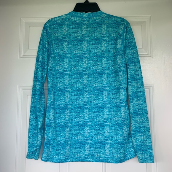 Champion C9 Turquoise Long Sleeved Top-size XL - Picture 3 of 5